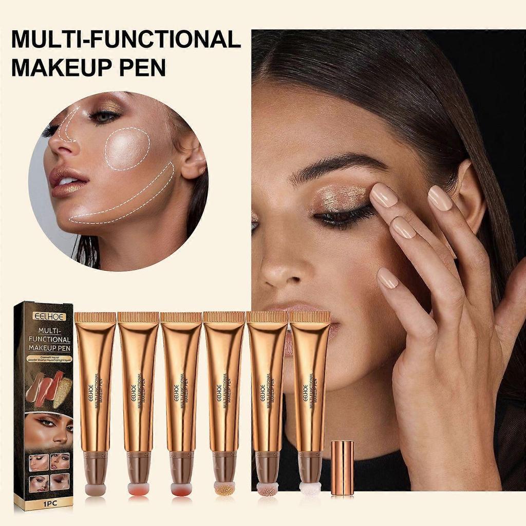 Eelhoe Multi-Functional Makeup Pen: A Light, High-Gloss Facial Contouring Natural Three-Dimensional Liquid Contour Beauty Stick