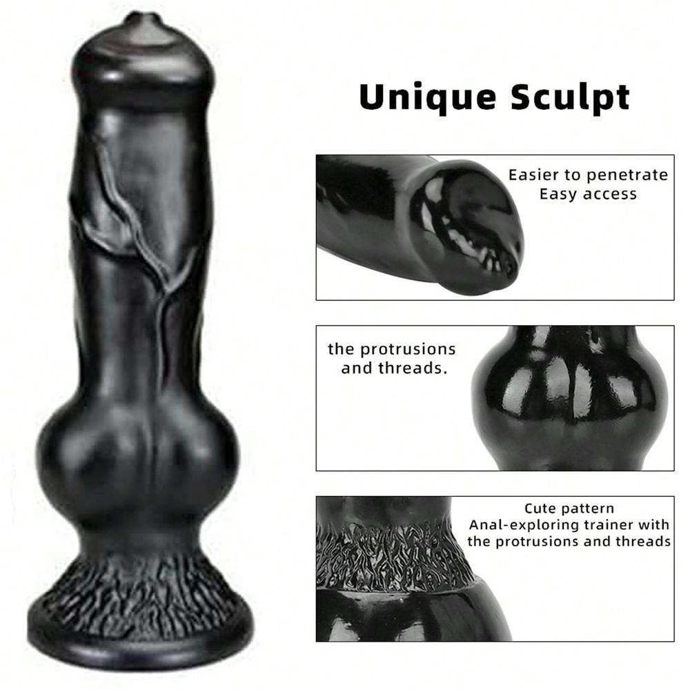 Realistic Huge Dog Dildo Anal Plug With Suction Cup Silicone Big Butt Plug Prostate Massager Adult Sex Toys for Men Women sextoy