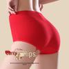 High Waist Red Cotton Panties: Comfortable, Breathable, Hip-Wrapping, Silk Crotch, Lucky Red.