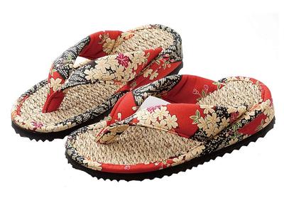 Handmade Kyoto-style Folk Art Rope Sandals - Gorgeous