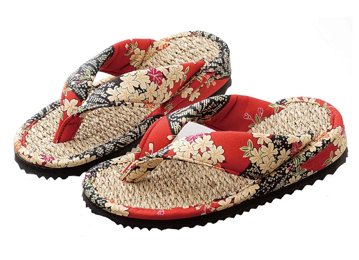 Handmade Kyoto-style folk art rope sandals - gorgeous