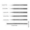 Professional Nail Art Liner Brush Kit Nail Art Bushes Set,Nail Design Brushes for Tiny Details,Long Lines 6/9/12/15/18mm