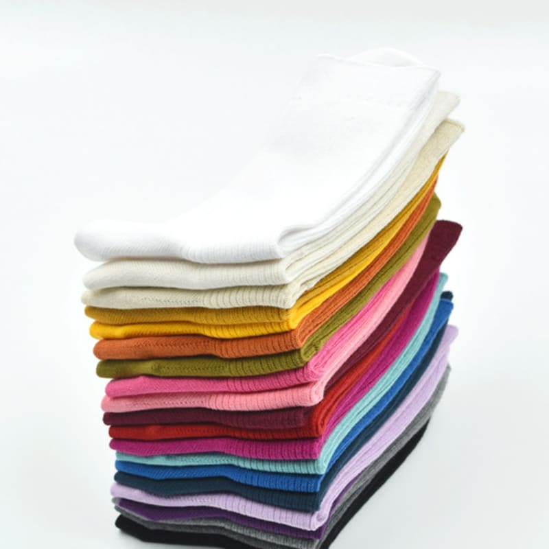 UNBDAY Women's 2-1 Gold Color Socks - Mint