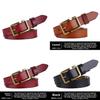 Womens Leather Belt With Stylish Square Pin Buckle For Daily Use