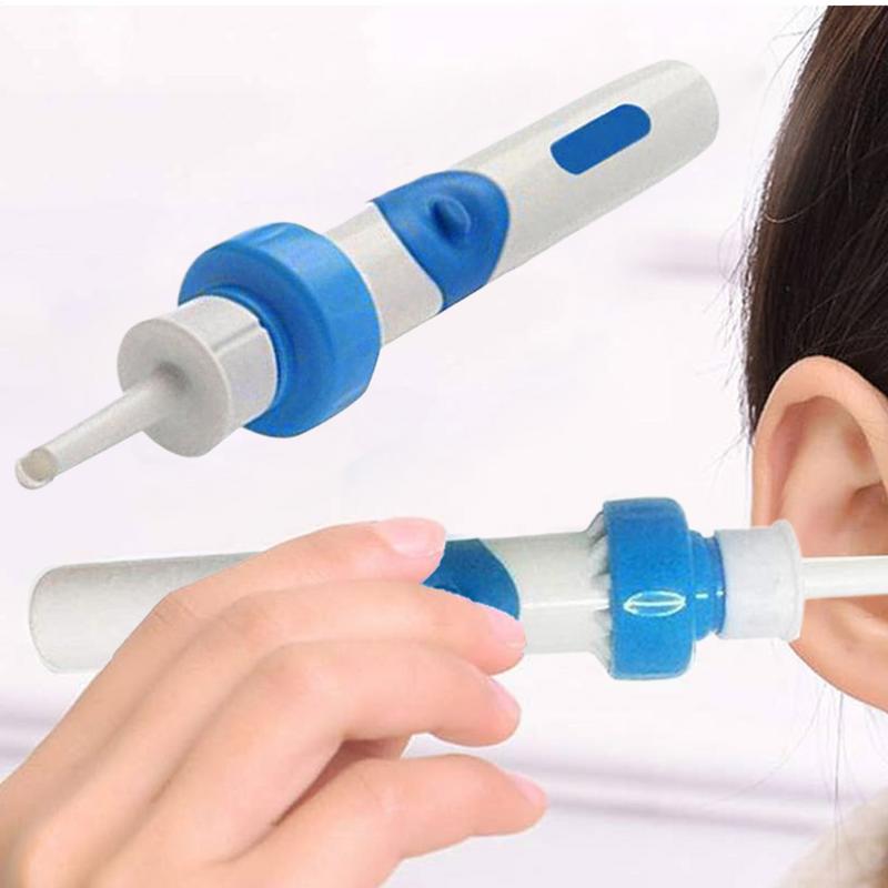 Elektrischer Ohrreiniger Schmerzlose Ohrenreinigung-Ohrenschmalz Entferner Kabellos Sicher Vibration Saug Löffel Erwachsene Kind