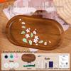 Children's Day Cloisonné Enamel Coaster DIY Kit - Chinese Style Tea Mat for Parent-Child Activities