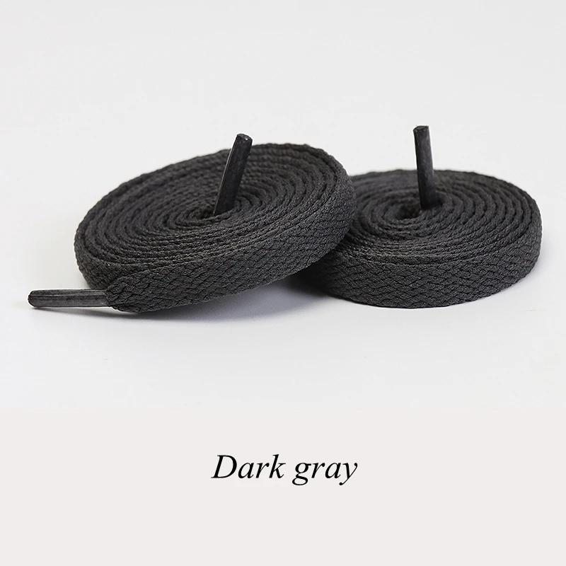 1 Pair Flat Shoelaces Classic Shoe Laces Fit Fashion Solid Sports Shoelace Casual Unisex Shoe Strings Shoe Accessories AF1