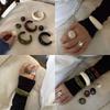Resin Round Open Bracelet Ring Niche High-end Bracelet Simple Personality Fashion Jewelry Women