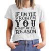 New Fashion European and American Women's Round Neck Printed Letter Short Sleeve T-shirt