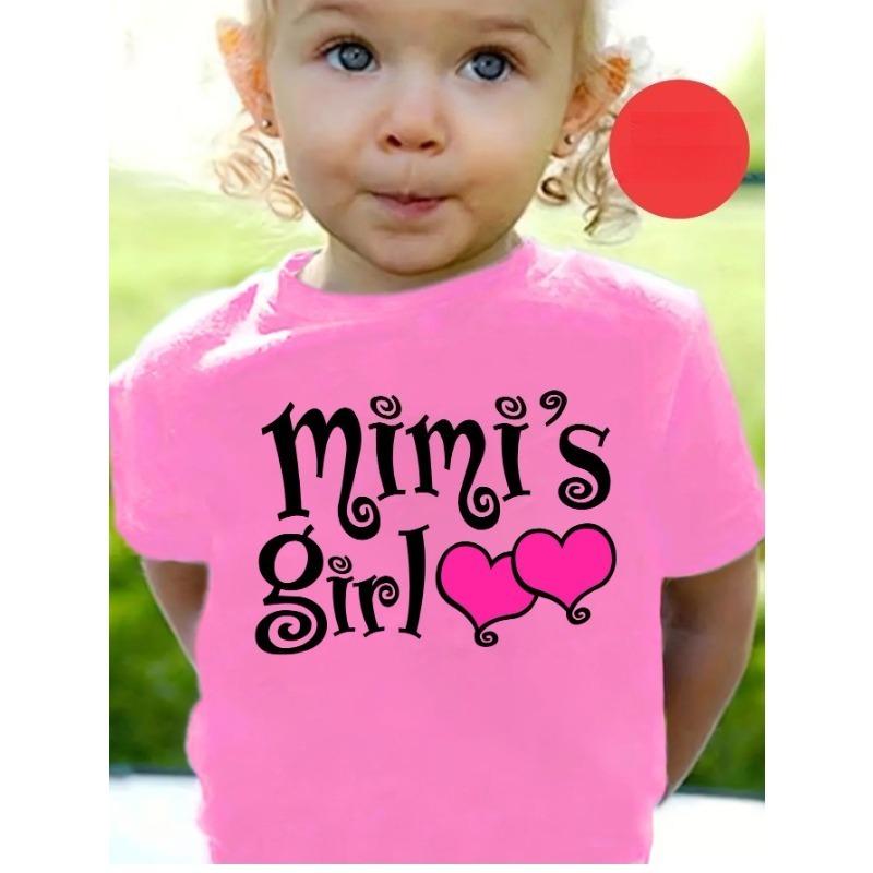 

European sizes Girls MIMI S GIRL Print Girl T-shirt 98cm розовый