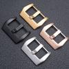 Stainless Steel Pin Tang Buckle Rubber Leather Watchband 18mm 20mm 22mm 24mm 26mm For Panerai Wristband Screw Clasp Accessories