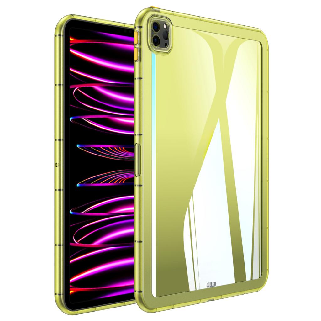 For iPad Pro 13 (2024) Case TPU Transparent Back Protective Tablet Cover
