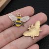 Drip Oil Bee Honey Pot Pendant Keychain Accessory