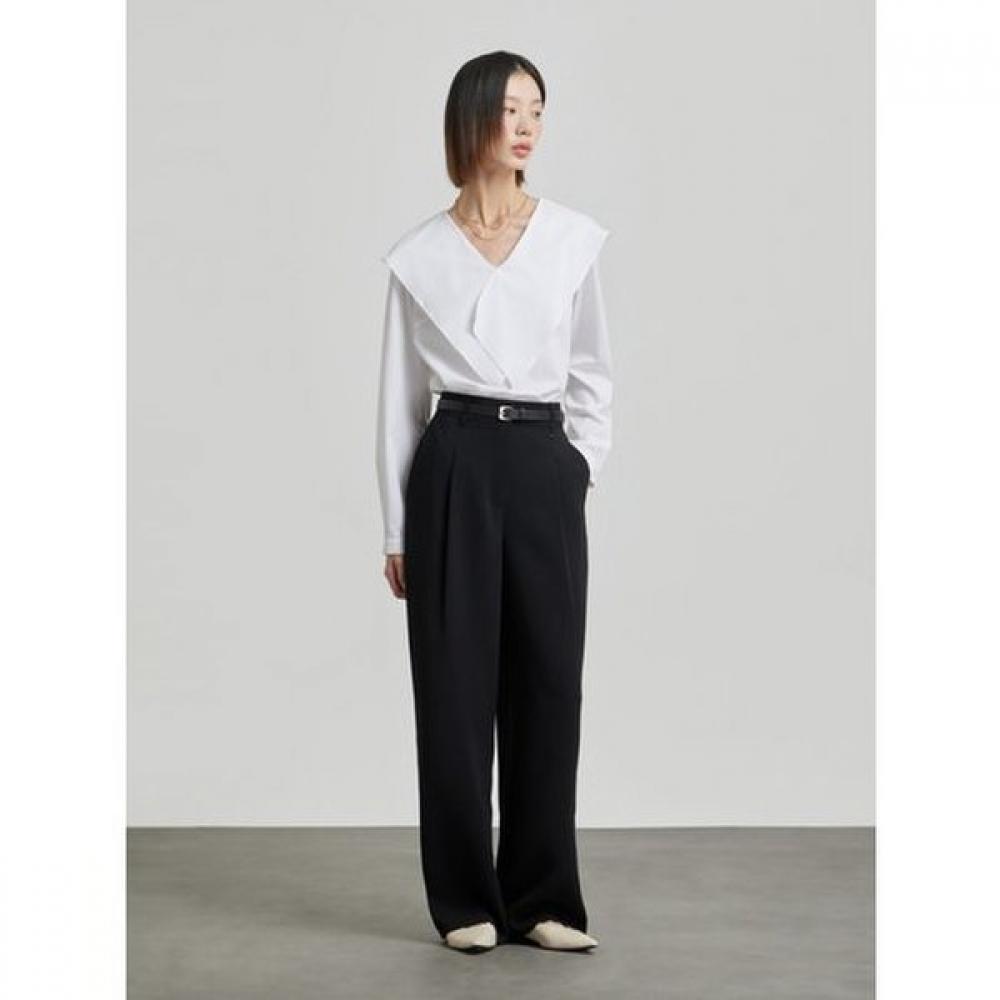 Cc Collect Set Up Pleated Wide Slacks C263msa201