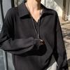 Navava Loose Fit Collar Long Sleeve Sweatshirt Nt3208