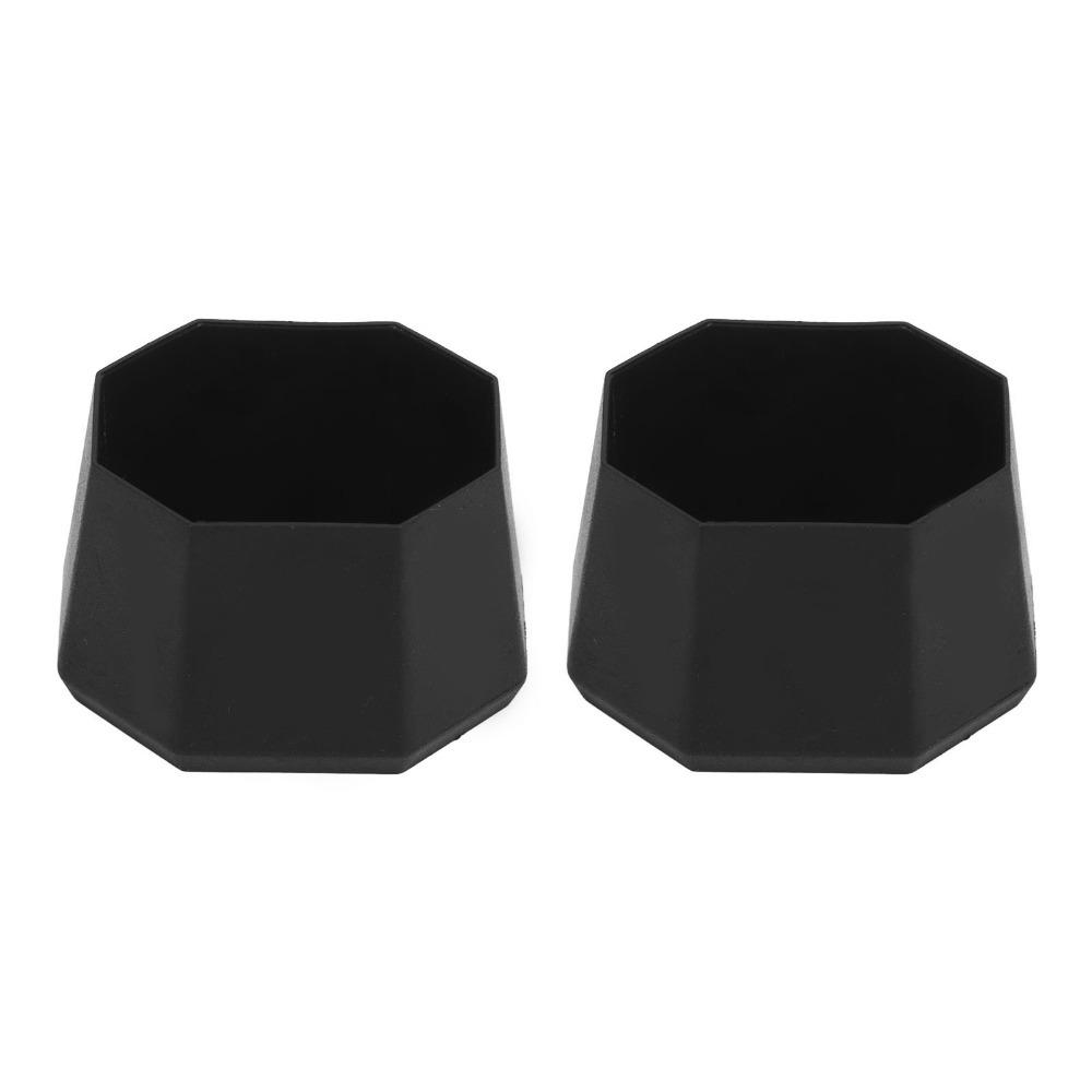 2pcs ABS Tennis Racket Butt Cap Large Replacement Tennis Racket End Cover Black Pickleball Paddle Cover Tennis Rackets