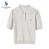 U.S. Polo Assn. Polo da donna estiva fresca a maniche corte