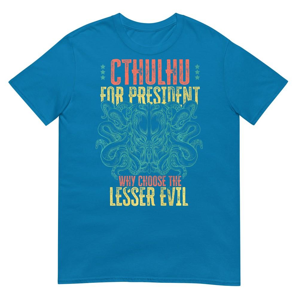 Cthulhu Für Präsident Warum das Kleinere Übel Wählen Selection Premium T-Shirt