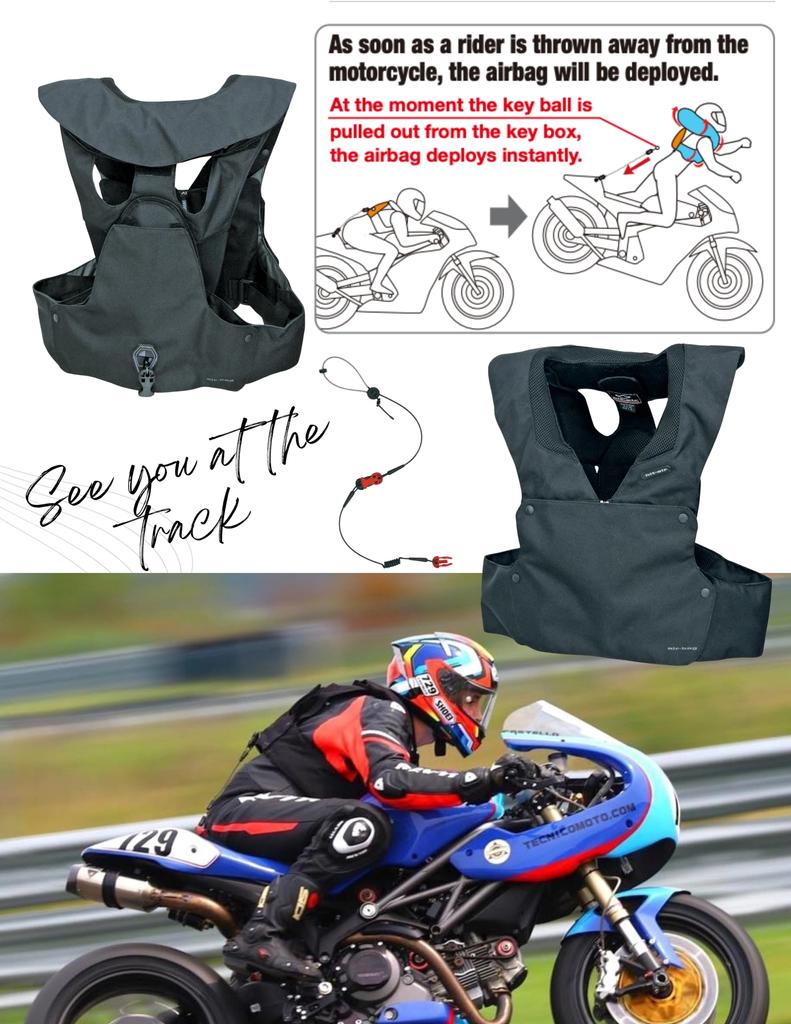 Hit-air (Mugen Denko) Air Bag Vest Black M RS-1