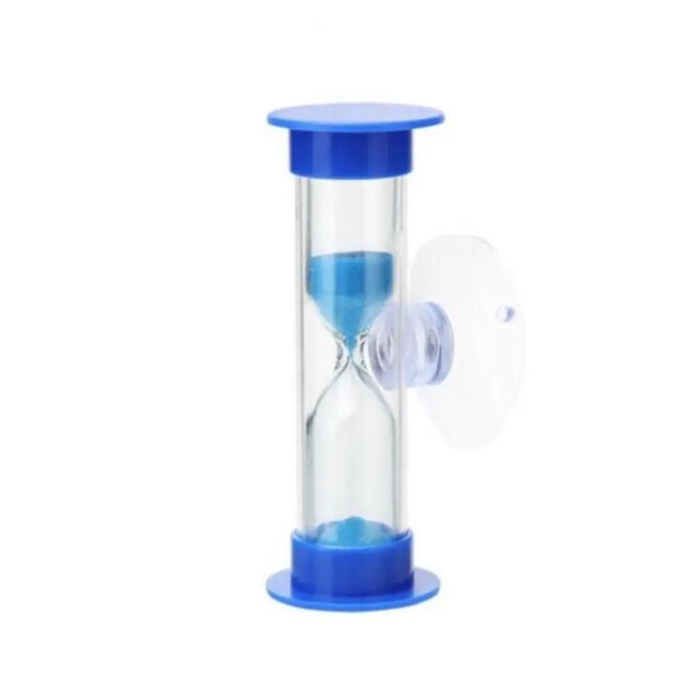 

2/3 Minutes Sand Clock Color Hourglass Sandglass Kids Tooth Brushing Timer Plastic Suction Cup Hourglass Home Decor Child Gifts 2 Minute