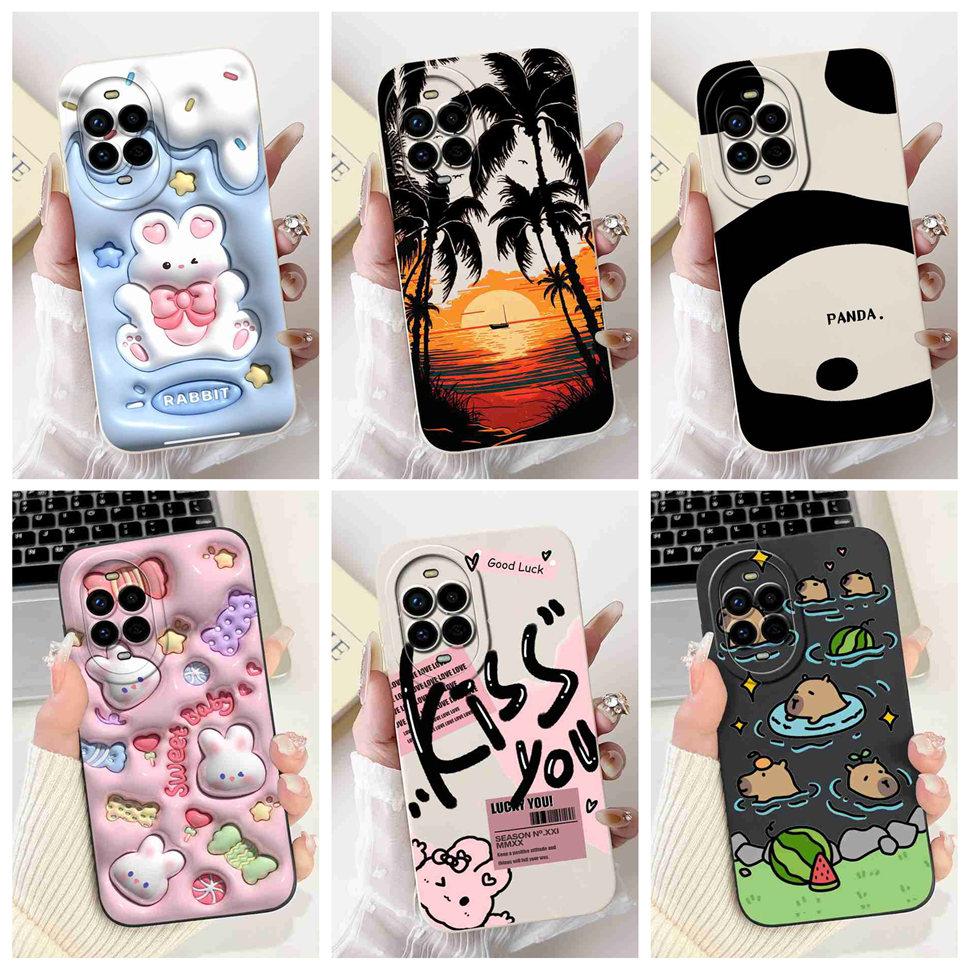 For Huawei Nova 13 Pro 5G 6.76" Case Cute Rabbit Cartoon Panda Soft Silicone Cover For Huawei Nova 13Pro MIS-AL00 Phone Cases