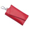 Mini Card Bag Genuine Leather Keychain Housekeeper Car Key Wallet  Men Women