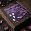 Classic Halloween Craft Paper 12 Sheets Purple Gothic Scrapbook Paper, Double Sided Decorative Dense Pattern for Card Making, Origami, DIY Projects,