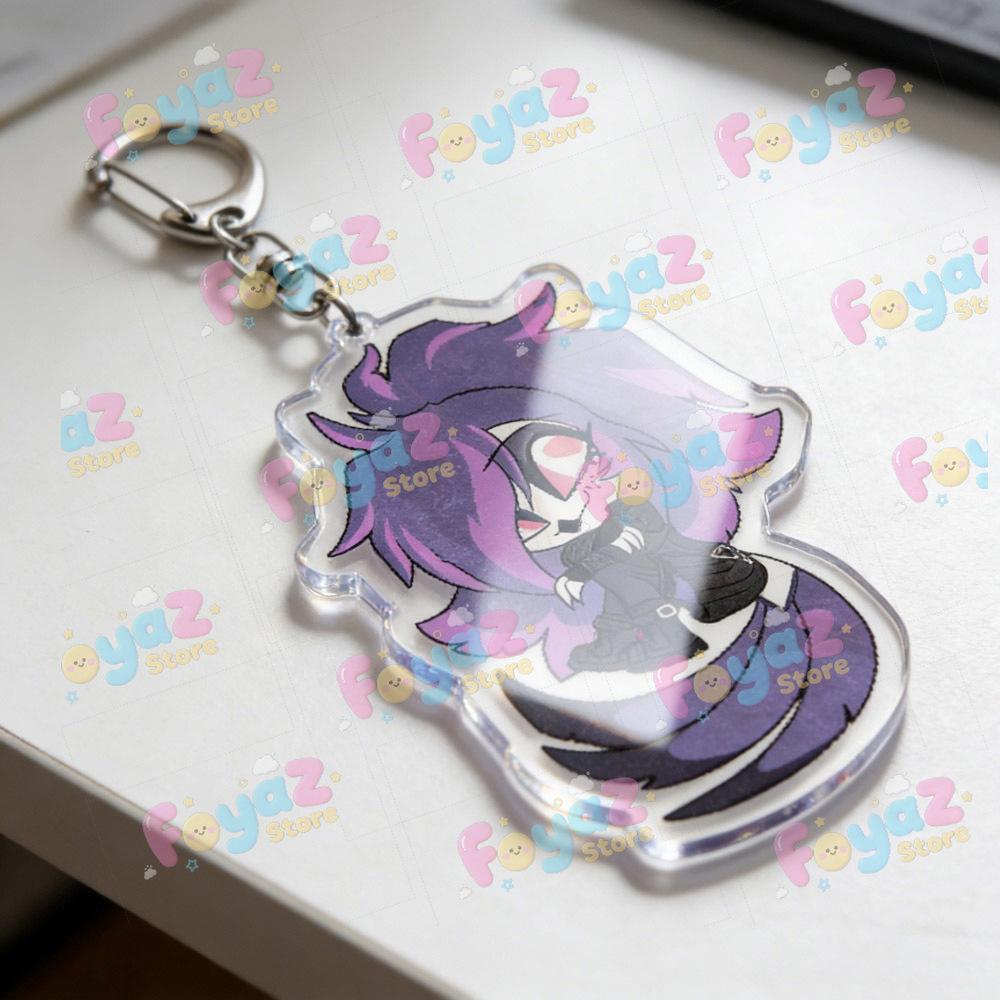 Hellbound Heartbreakers Verosika, Beezlebub, Fizzarolli, Asmodeus, Loona, Octavia Keychain