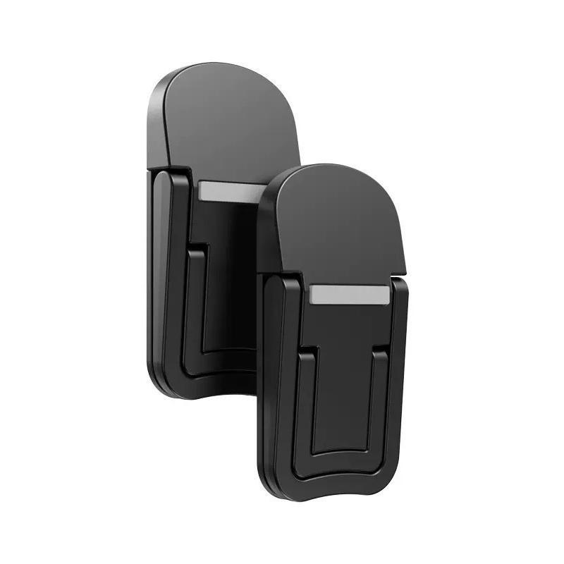 

1 пара регулируемых складных подставок для ноутбука, пластиковая мини-подставка, портативная подставка для ноутбука, компактная подставка для клавиатуры 1pair чёрный