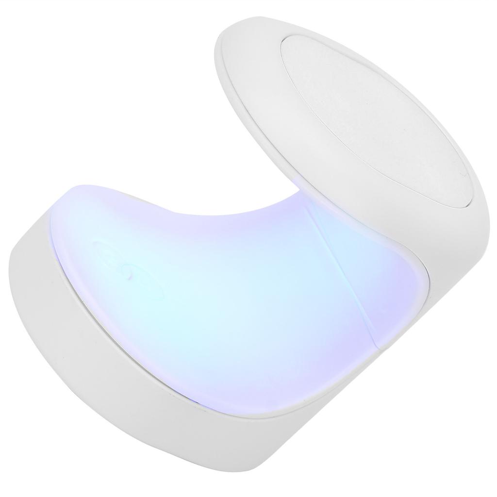 16W Mini Gel Polish Dryer USB Charging LED Dual Light Sources Nail Curing Machine