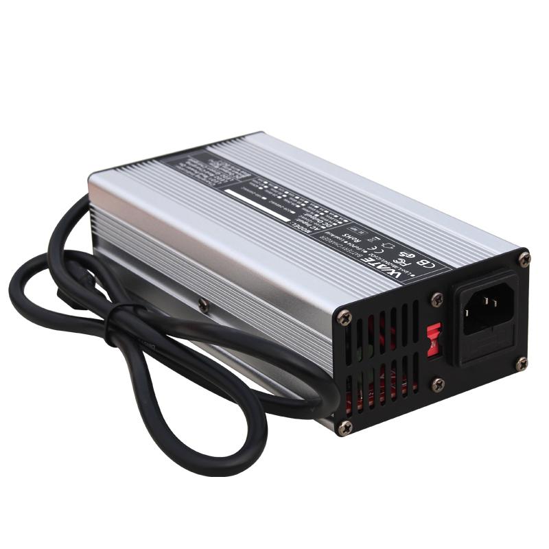 29.4V 10A Li-ion Lithium Fast Charger For 24 Volt 7S Battery Charger With Fan Aluminum Case