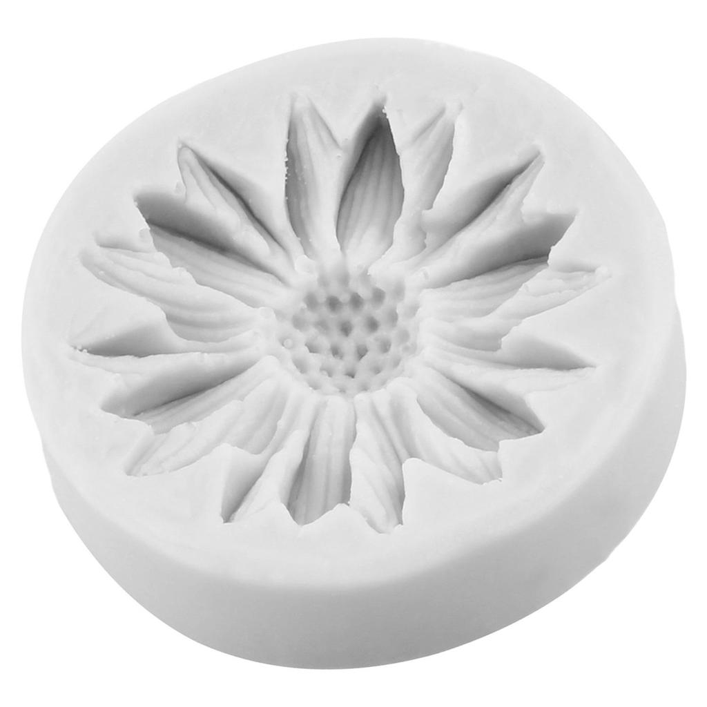 Flower Silicone Molds Sunflower Rose Chrysanthemum Flower Fondant Mold Cake Decorating Tools Cupcake Topper Candy Resin Clay Chocolate Gumpaste Mold