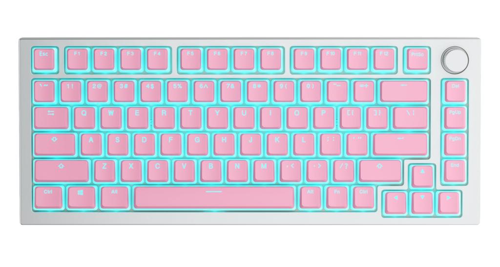 Glorious Aura Keycaps V2 Pixel Pink 145 Keycap Set for Mechanical Keyboard KB685 - GLO-KC-AURA2-P
