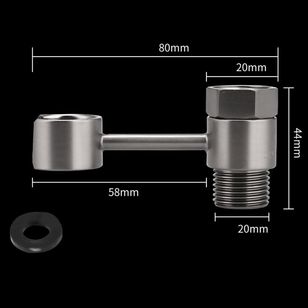 1ks držák bidetového postřikovače otočný o 360° 80*44*20mm držák bidetu