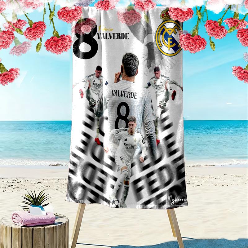 Beach Towel Soccer Stars Dream Beach Towel Soft Beach Towel For Vacation Photos Outdoor Pool Towel Quickdrying Swim Towel Swim Fashion Printing