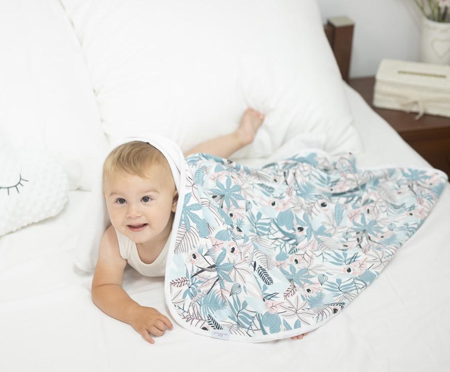 Ines cotton blanket - double-sided in a box 75x100