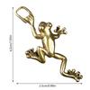 Brass Frog Decoration Mini Frog Metal Statue Antique Copper Crafts Office Home Tea Pet Table Decoration