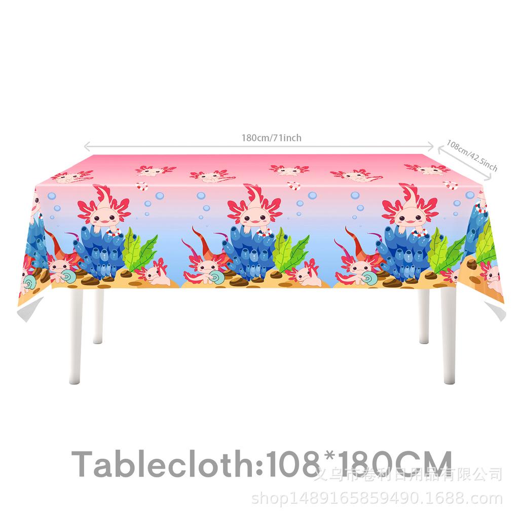 Salamander Themed Party Supplies Salamander Party Decoration Banner Party Tableware Tablecloth Balloon Arrangement Props