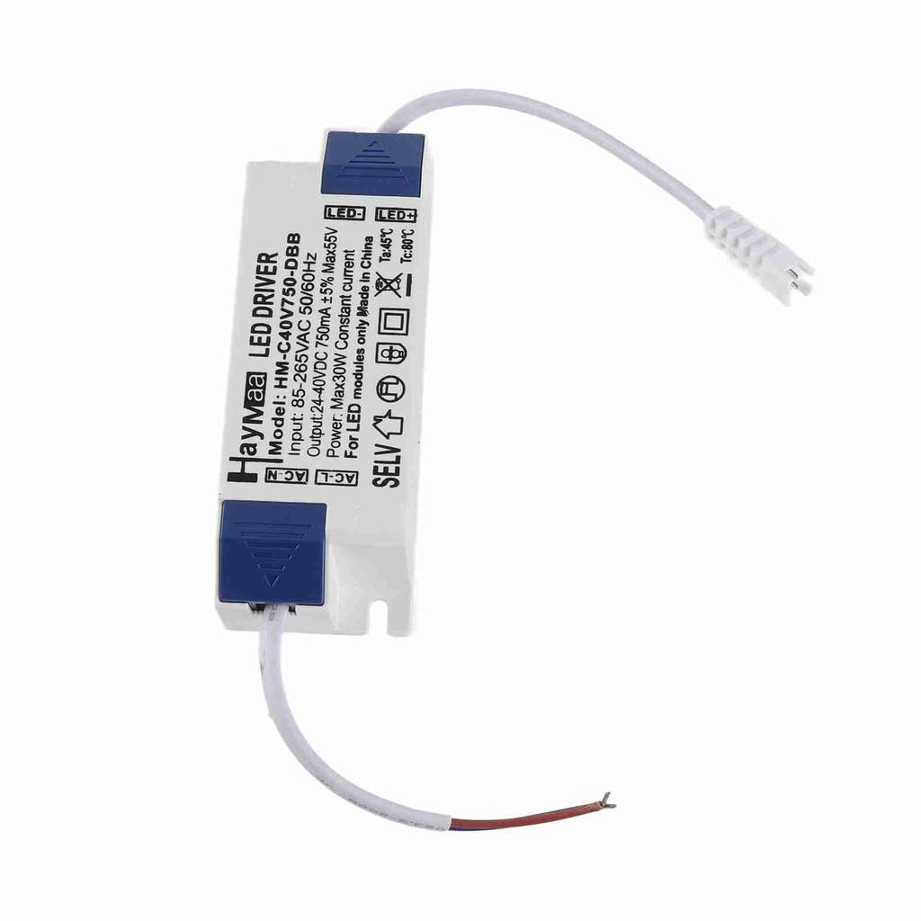 ZK30 30W LED Driver Constant Current 750mA LED Light Transformer Input AC85‑265V Output DC24‑40V
