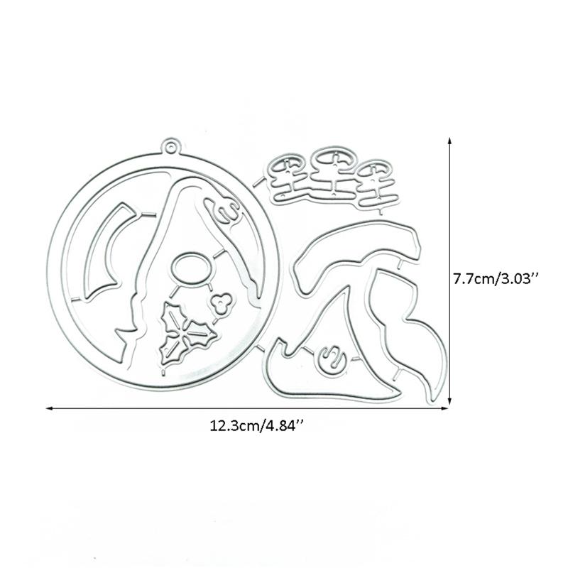 Santa Clause Embossing Die Cuts for Birthday Card Making DIY Craft Scrapbooking