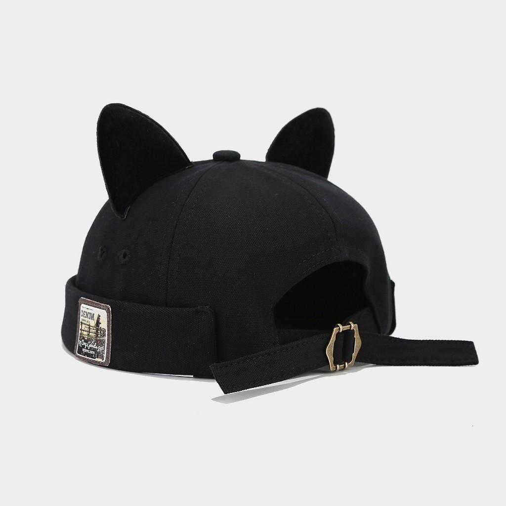 Cat Ears Baseball Cap With Adjustable Strap For Summer Casual Wear