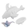 Multipurpose Silicone Resin Box Mold Large Jewelry Storage Containers with Lids Mould Whale Shape Candle Cup Making Mold