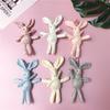 Rabbit Special Cute Rabbit Doll Key Bag Hanging Pendant Cartoon Flower Wedding Party Decoration