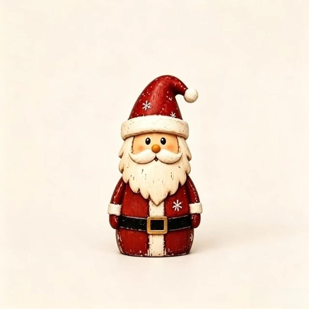 1/3pcs Reindeer Christmas Ornaments Cat Xmas Desktop Ornaments Santa Claus Figurine Decor Office
