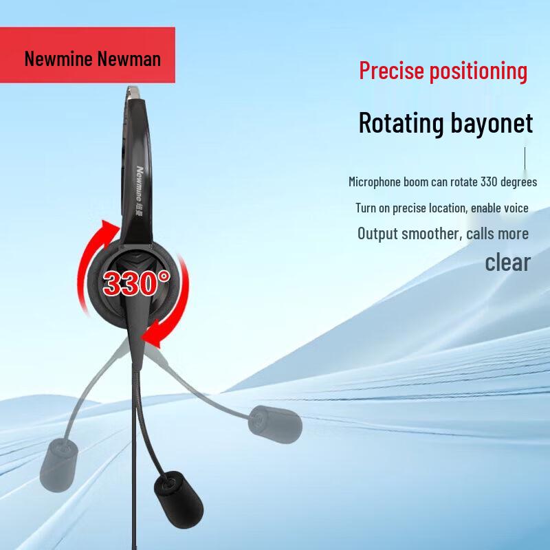 Newmine NM-HW700 Upgraded Single-Ear Business Headset (CN version)