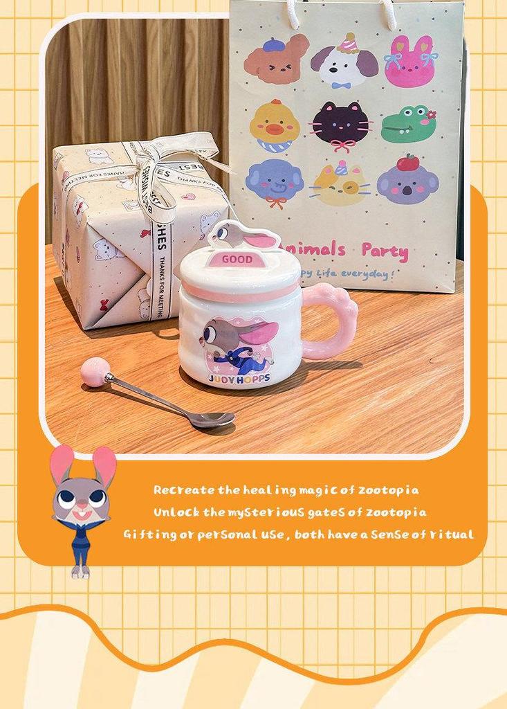 Zootopia Ceramic Mug: Birthday Gift for Boys & Girls, Best Friend Souvenir