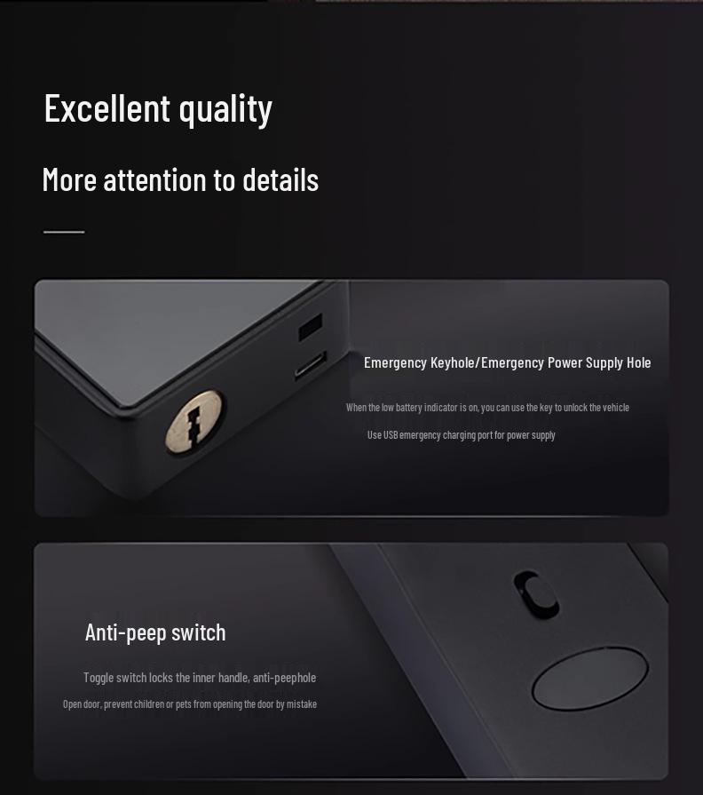 Mehrsprachiges Smart-Fingerabdruck-Türschloss mit Graffiti-Design