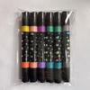 Double-Ended Glitter Marker Pen: Soft-Tip Watercolor Pen for Journaling & Painting, Non-Toxic & Washable, Ideal for Kids
