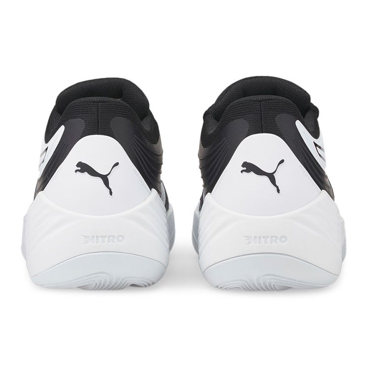 Puma Fusion Nitro White Black Unisex Sneakers 376639-01