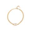 Classic Big Logo Metal Necklace Women's Style